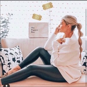 Knix x Birds Papaya High Waisted Leggings